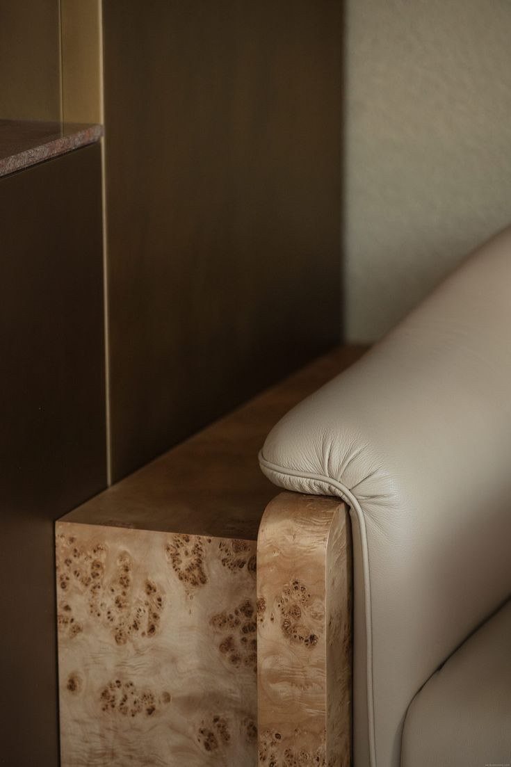 Burl and soft leather